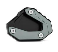 Plaque D'extension De Support Pied Latéral pour Béquille Moto, pour Yamaha R1M YZFR1M 2015 2016 2017 - 2023 Réduit Le Risque de basculement(Titanium a)