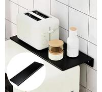 Plaque d'Extension de Table de Bureau - Rallonge de Table, Couverture Gap en Métal pour Comptoir de Cuisine et Réfrigérateur ou l'Armoire au Mur Carrelé, sans Perçage