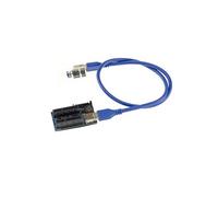 Plaque d'extension pour convertir un port PCI Express x1 vers 2 ports PCIe x4 avec Chipset ASM1182e