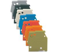 Plaque d'extrémité WAGO 255-200 gris foncé 100 pc(s)