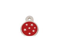 Plaque d'identification pour collier Imarc PetScribe Passion Rouge Argent
