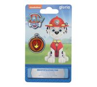 Plaque d'identification pour collier The Paw Patrol Marshall Taille M