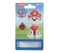 Plaque d'identification pour collier The Paw Patrol Marshall Taille S