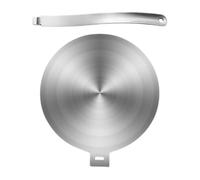 Plaque Diffuseur de Chaleur à Induction en Acier Inoxydable 24 CM | Adaptateur pour Cuisson Plus Homogène, Poignée Percée et Rangement Suspendu, Usage la Cuisine Domestique