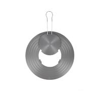 Plaque diffuseur de chaleur amovible de 26 cm pour cuisinières à gaz, plaque conductrice de chaleur en aluminium de 3 mm d'épaisseur, plaque de mijotage de 26 cm avec poignée amovible, plaque de