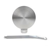Plaque diffuseur de chaleur en acier inoxydable pour plaque de cuisson à induction, plaque convertisseur de distribution de chaleur, adaptateur avec plusieurs options de taille 13 cm, 20 cm, 24 cm, 28
