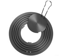 Plaque diffuseur de chaleur multifonctionnelle, avec texture antidérapante pour distribuer la chaleur uniformément et éviter les dommages causés par la poêle pendant la cuisson (A)