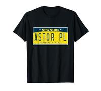 Plaque d'immatriculation Astor Place NY New York Manhattan T-Shirt