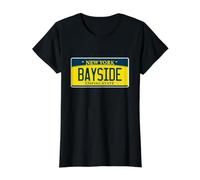 Plaque d'immatriculation Bayside New York Queens Neighborhood T-Shirt Graphique avec Valeur