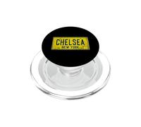 Plaque d'immatriculation Chelsea New York Old School Vintage NY Retro PopSockets PopGrip pour MagSafe