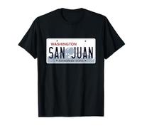 Plaque d'immatriculation de l'île de San Juan Washington State Hometown T-Shirt