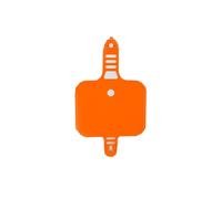PLAQUE D'IMMATRICULATION HONDA CRF 50 '04-'21 COULEUR ORANGE