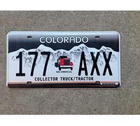 Plaque d'immatriculation Inga Colorado pour camion collector tracteur 6 x 12 pouces