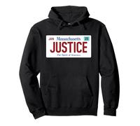 Plaque d'immatriculation Justice Massachusetts Avocat de l'école de droit social Sweat à Capuche