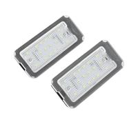 Plaque D'immatriculation LED, Feu de Plaque, Lampe de 2PCS, Lentille Intérieure Transparente étanche, CAN Bus 18 Puces LED avec Résistance de Charge pour 500 500C