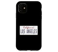 Plaque d'immatriculation Los Angeles LA California City of Angels Coque pour iPhone 11