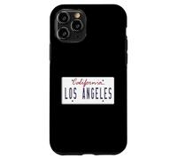 Plaque d'immatriculation Los Angeles LA California City of Angels Coque pour iPhone 11 Pro
