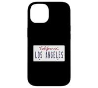 Plaque d'immatriculation Los Angeles LA California City of Angels Coque pour iPhone 14