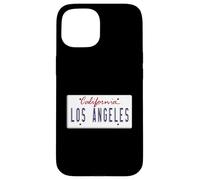 Plaque d'immatriculation Los Angeles LA California City of Angels Coque pour iPhone 15