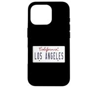 Plaque d'immatriculation Los Angeles LA California City of Angels Coque pour iPhone 16 Pro