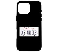 Plaque d'immatriculation Los Angeles LA California City of Angels Coque pour iPhone 16 Pro Max
