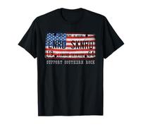 Plaque d'immatriculation Lynyrd Skynyrd 1964 Sweet Home Alabama Drapeau américain T-Shirt