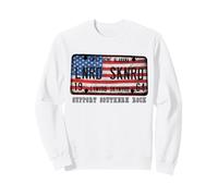Plaque d'immatriculation Lynyrd Skynyrd 1964 Sweet Home Drapeau américain Alabama Sweatshirt