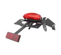 Plaque d'immatriculation Moto Support de Plaque d'immatriculation arrière pour Moto,Support feu Bien rangé pour Garde-Boue,pour BMW G310R 2017-2024(5)