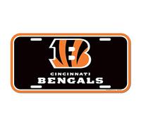 Plaque d'immatriculation NFL Cincinnati Bengals, Couleur de l'équipe, Taille Unique
