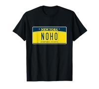 Plaque d'immatriculation Noho NY New York Manhattan Neighborhood T-Shirt