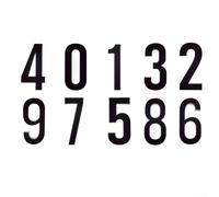 Plaque d'immatriculation numérique à rétroéclairage LED 0-9 pour affichage des adresses dans les hôtels, villas, cours, avec matériau résistant aux intempéries et éclairage à économie d'énergie (1)