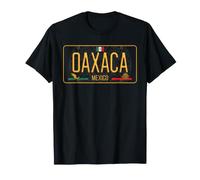 Plaque d'immatriculation Oaxaca Mexique Zapotec Mixtec Oaxaqueno Azteca T-Shirt