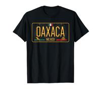 Plaque d'immatriculation Oaxaca Mexique Zapotec Mixtec Oaxaqueno Azteca T-Shirt Graphique avec Valeur