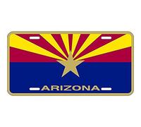 Plaque d'immatriculation parodique Signs 4 Fun | Drapeau AZ | Plaque d'immatriculation d corative 12 x 6 | Plaque d corative pour v hicule/mur |