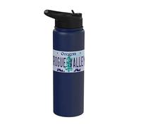 Plaque d'immatriculation Rogue Valley Oregon OR Grants Pass Stainless Steel Insulated Water Bottle