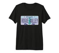 Plaque d'immatriculation Rogue Valley Oregon Or Grants Pass T-Shirt Haut de Gamme