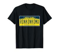 Plaque d'immatriculation Ronkonkoma Long Island NY New York Hometown T-Shirt