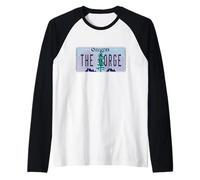 Plaque d'immatriculation The Gorge Oregon ou Columbia River Manche Raglan