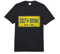 Plaque d'immatriculation Vintage South Bronx Old School NY Neighborhood Comfort Colors Adult Heavyweight T-Shirt