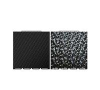 Plaque d'impression 276 x 293 mm pour Snapmaker U1, plaque double face flexible, motifs exclusifs (caméléon, fragments, diamant fibre de carbone) imprimante 3D (diamant × fibre de carbone)