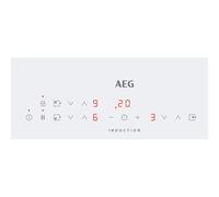 Plaque d'induction AEG IKB63300FW 3f Lunette Blanc