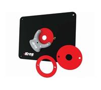 Kreg Tools Plaque d'insertion pour table de fraisage non percée bagues de niveau 235x298 mm