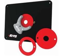 Kreg Tools Plaque d'insertion pour table de fraisage non percée bagues de niveau 235x298 mm