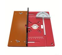 Plaque d'insertion de table de défonceuse en aluminium efficacement conçue pour faciliter les processus de fraisage du bois (B)