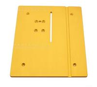 Plaque d'insertion de table de fraisage, plaque d'insertion de table de fraisage, plaque d'insertion de table de toupie en aluminium T60 pour table de scie circulaire, 240 x 200 x 6 mm