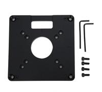 Plaque d'insertion de Table de routeur en alliage d'aluminium, tondeuse CNC, accessoire de gravure sur bois