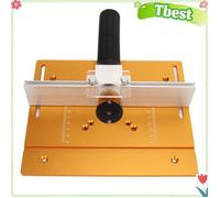 Plaque d'insertion de table de routeur - TBEST - Plaque routeur - Alliage aluminium anodisé - Rotation 180° - Pour bois