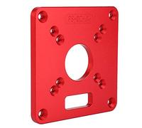 Plaque D'insertion de Table de Toupie Alliage D'aluminium 6061 Oxydation Anodique Gravure Plaque de Table de Toupie Insert de Table de Toupie