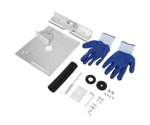 Plaque d'insertion de Table de toupie en Aluminium, Outil de Travail du Bois réglable pour sculpter, Tailler et rainurer, Construction Durable et Robuste pour Les menuisiers et