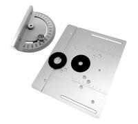 Plaque d'insertion de table en aluminium pour fraiseuse à bois, machine à graver, outil auxiliaire, routeur, table de table, plaque d'insertion